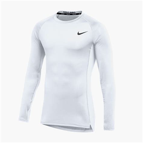 nike compression shirt langarm weiß|Nike Pro Long Sleeve Compression Top .